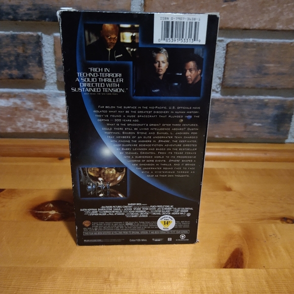 6/$15 Sphere 1998 Sci-fi Thriller VHS video tape movie - Picture 5 of 14